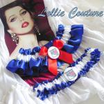 NY Mets Garter Set - Bridal..